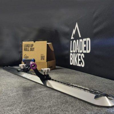 Retrofit Threshold Rail for VW Transporter with Loaded Bikes Fork Mounts
